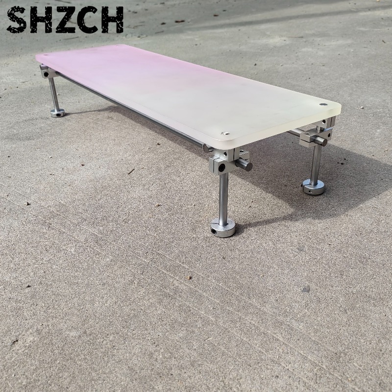 Desk Setup For Laptop And Monitor - ‌ Ästhetischer Rosa Farbverlauf Acryl-Monitorständer Ergonomischer