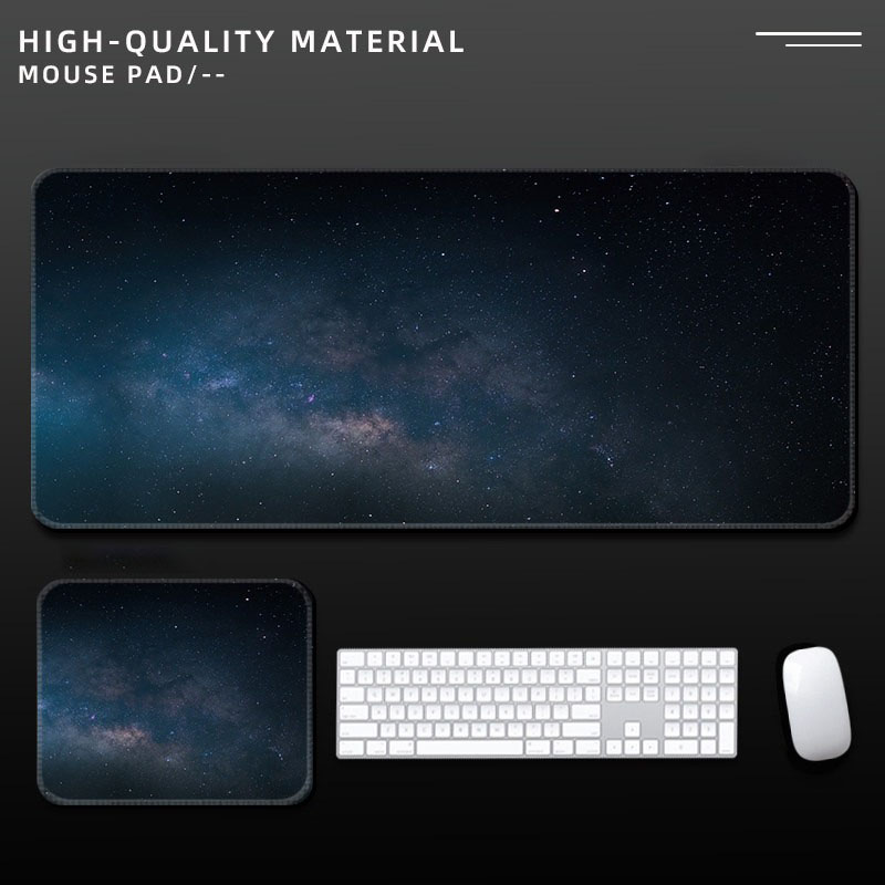 Desk Setup Gaming Pc - Galaxy Sternenhimmel Großes Mauspad Milchstraße Weltraum
