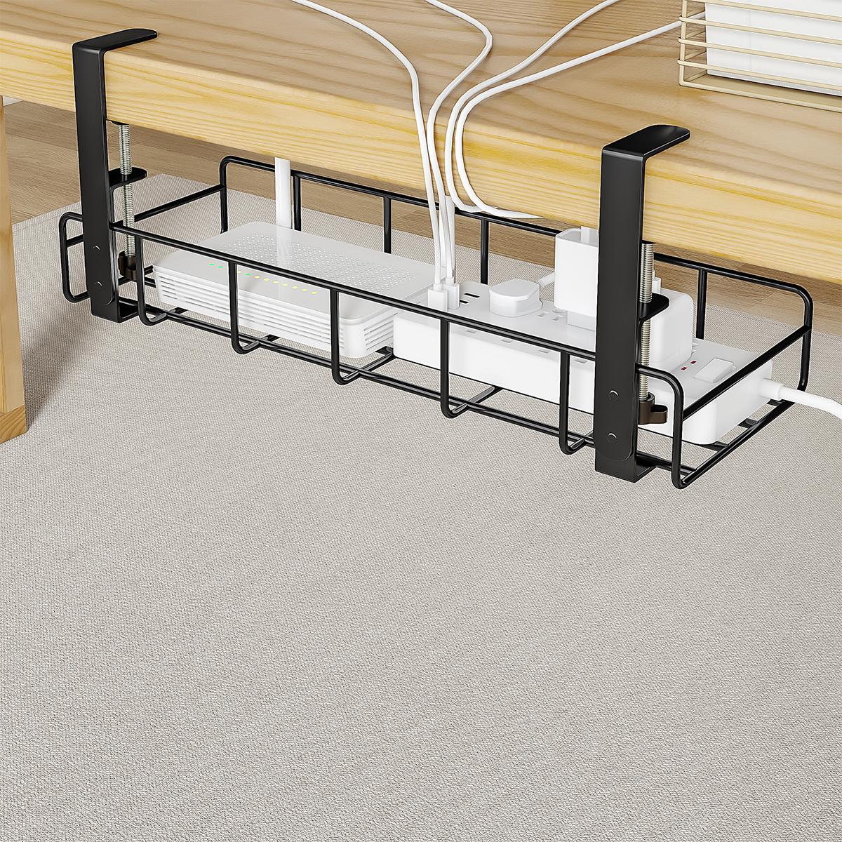 Desk Setup No Computer - Kabelmanagement-Ablage für unter dem Schreibtisch ohne