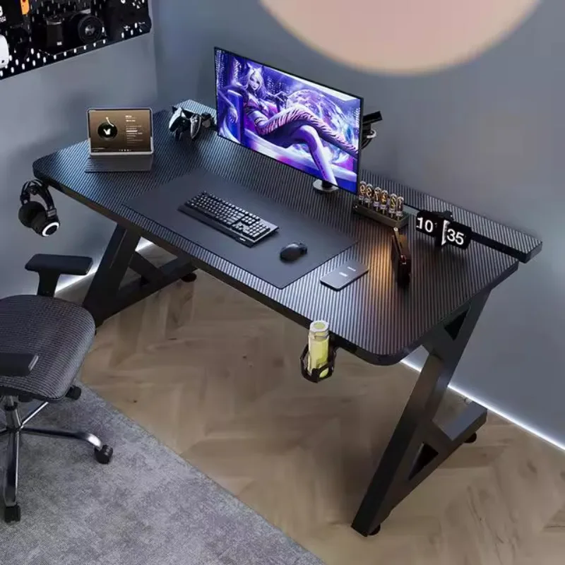 Desk Setup No Computer - Q Minimalistische schwarze Computertische Design High-End-Setup
