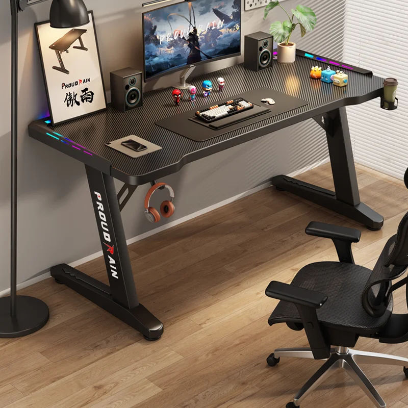 Desk Setup For Laptop And Monitor - Gaming-Konsole, Computertische, PC-Setup, Notebook, Kaffee, Mauspad,