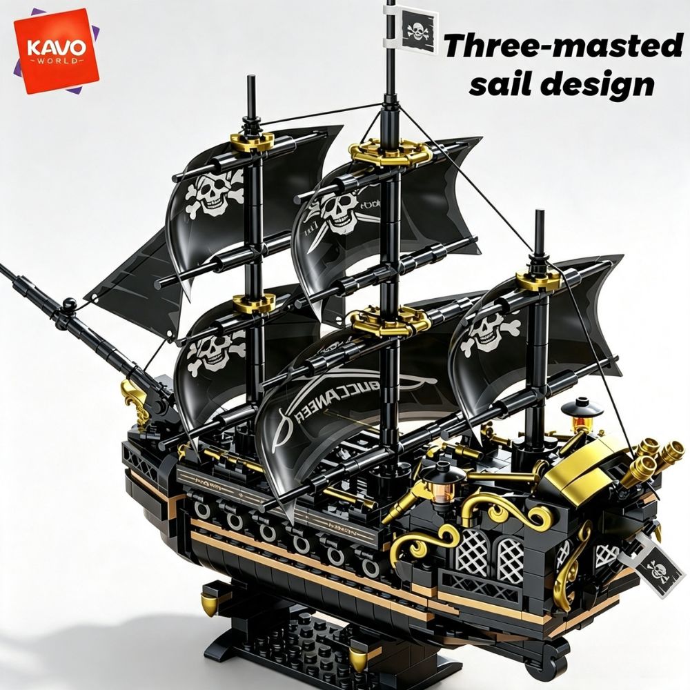 Desk Setup Kit - KAVOWORLD 801 Teile 1799 Klassisches Schwarzes