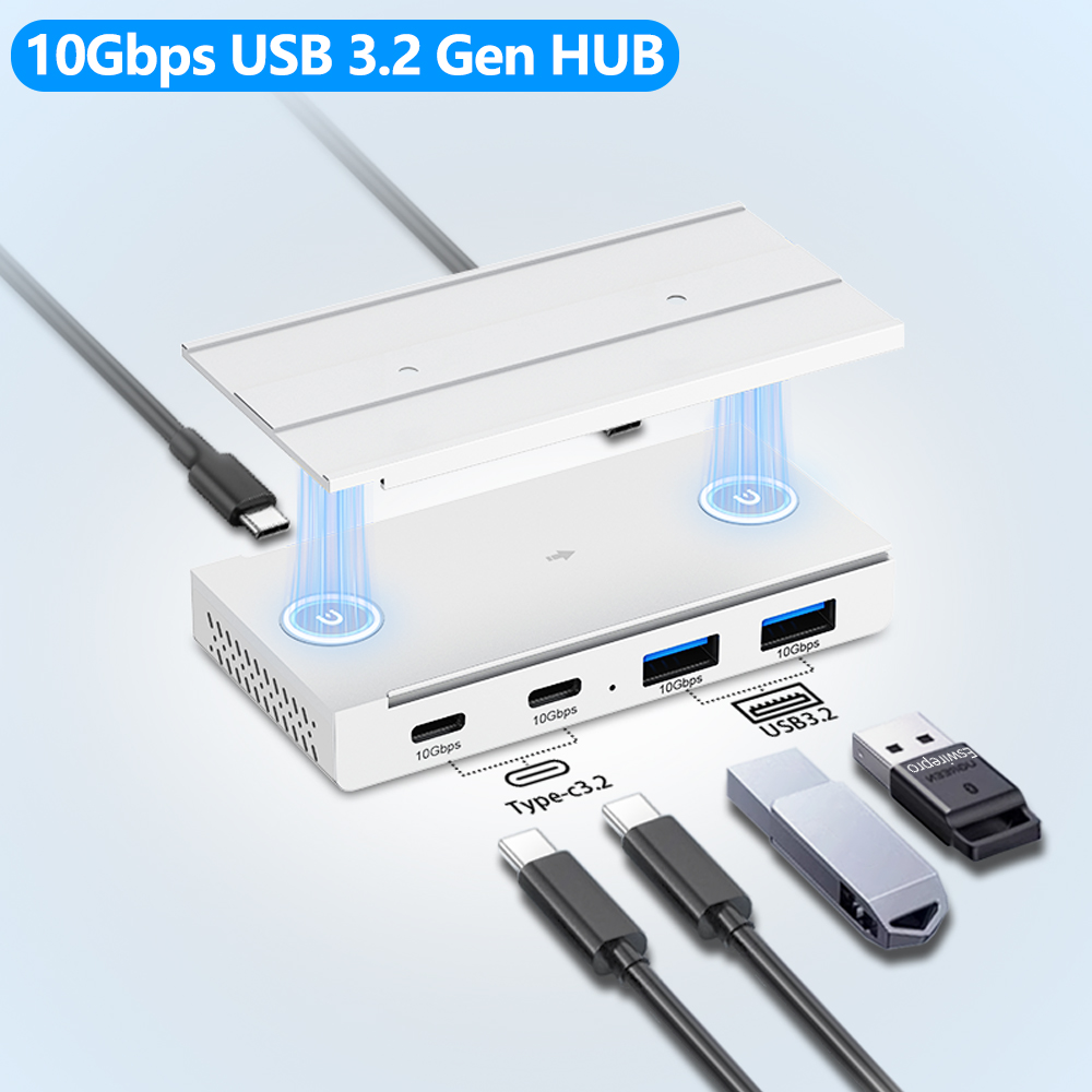 Desk Setup Mac - 10 Gbit/s USB3.2 Gen2 HUB Schreibtisch