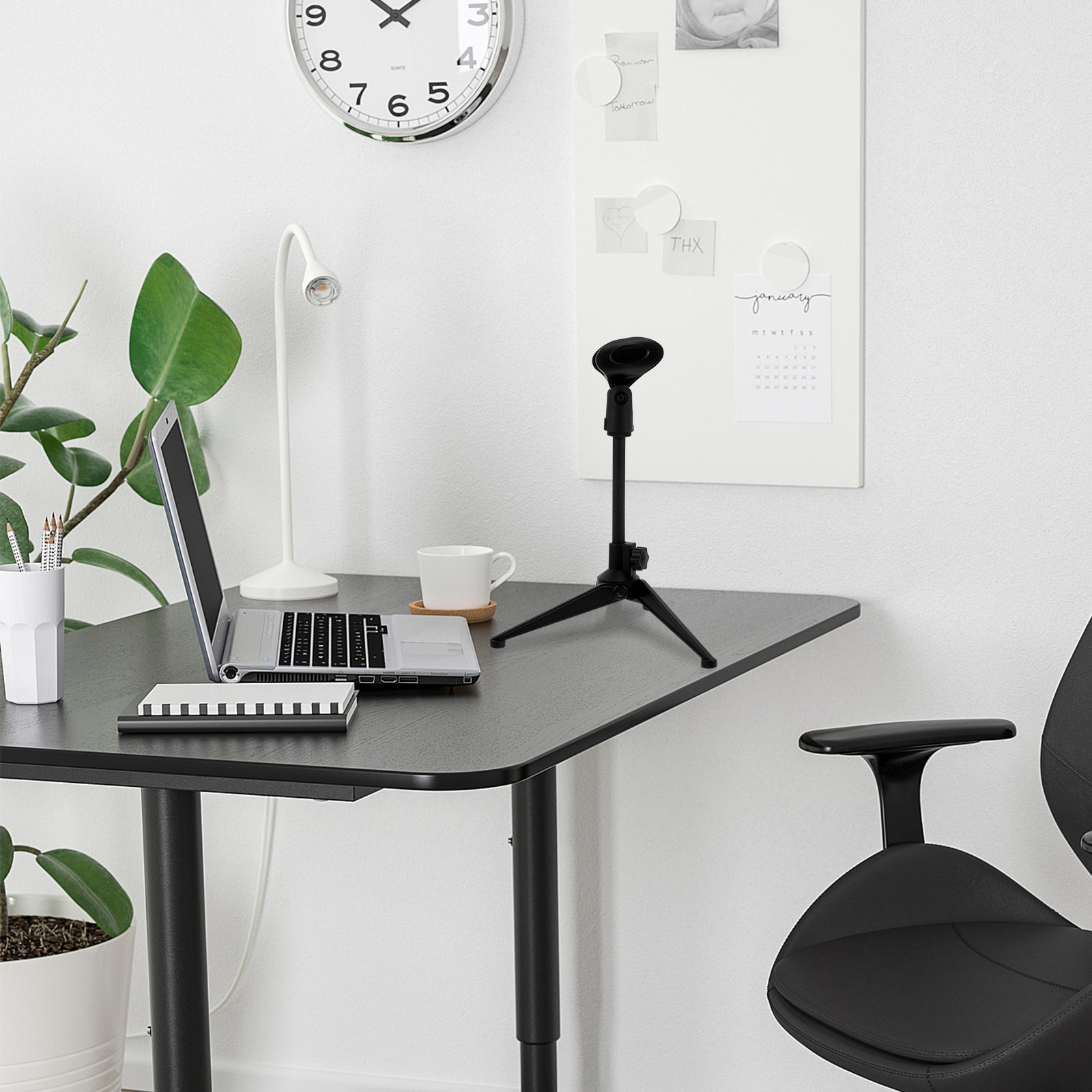 Desk Setup Build - Mikrofonständer Tischstativ mit Clip für Live-Streaming,