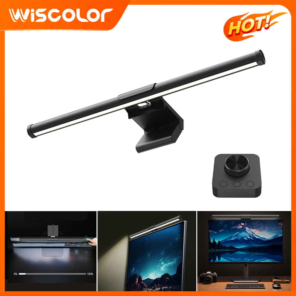 Desk Setup Gaming - Smarte WLAN RGB Monitor-Lichtleiste LED-Beleuchtung Monitor-Dekoration