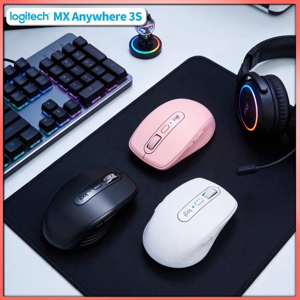 Desk Setup For Work - Premium MX Anywhere 3S Maus -
