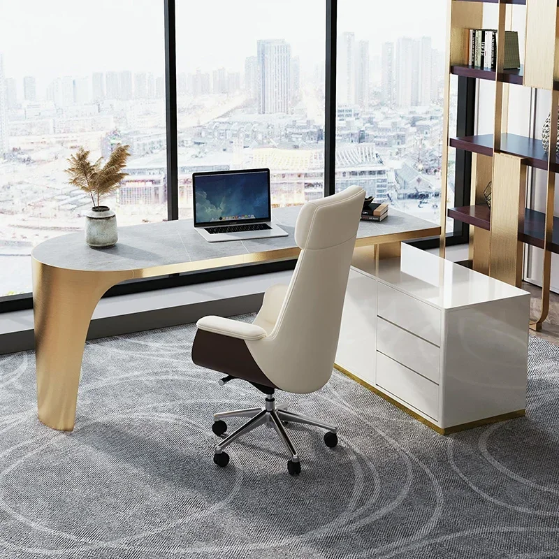 Desk Setup Study - Europäische Chefschreibtische, Schlafzimmer-Midi-Nachttisch, Büroschreibtisch-Zubehör, Studier-Setup, Tavolino,