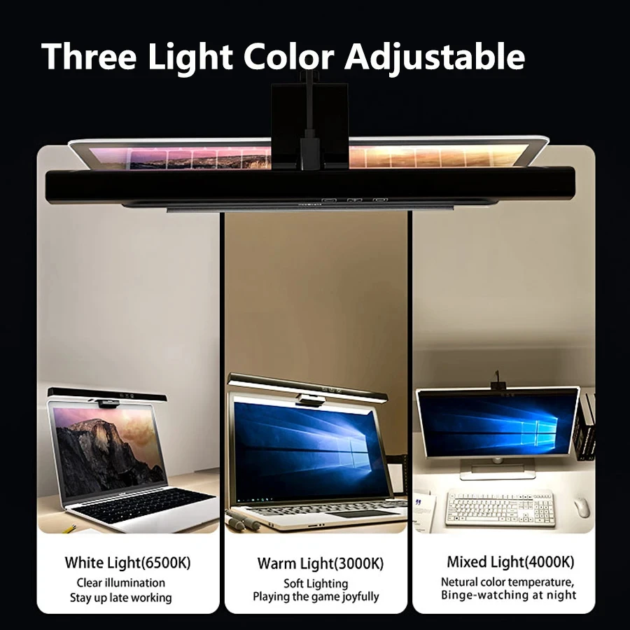 LED 33cm 50cm Monitor-Lichtlei – Desk Setup No Computer Bewertung und Preis