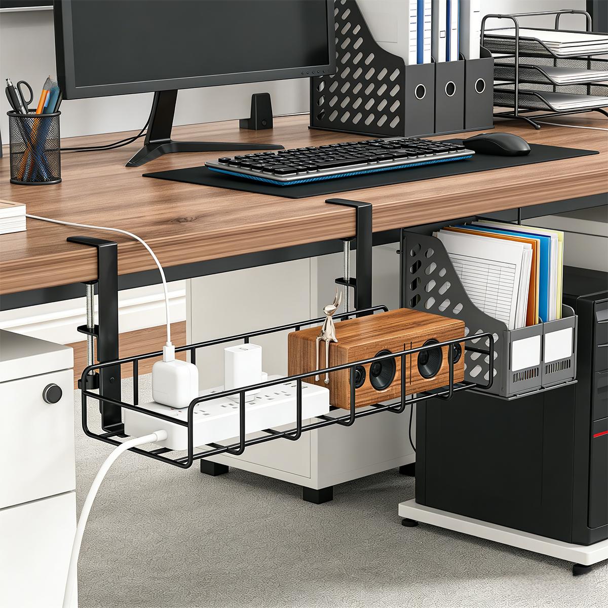 Kabelmanagement-Ablage für unt – Desk Setup No Computer Bewertung und Preis