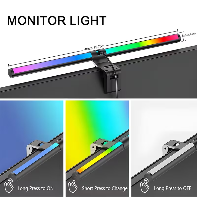 LED-Monitor-Lichtleiste 30cm 4 – Desk Setup No Computer Bewertung und Preis