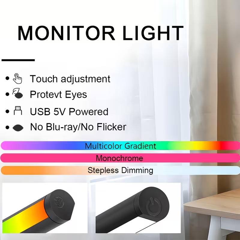 LED-Monitor-Lichtleiste 30cm 4 – Desk Setup No Computer Bewertung und Preis