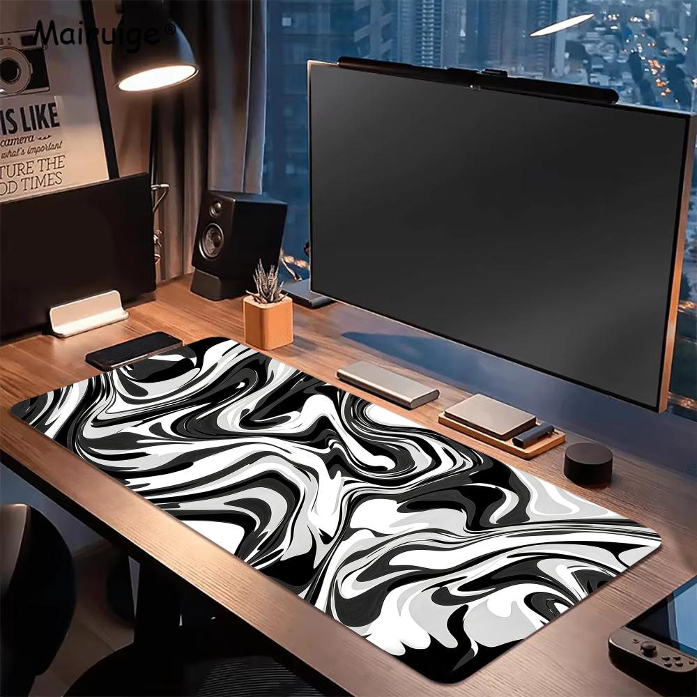 Abstrakte, flüssige, rutschfes – Desk Setup For Work Bewertung und Preis