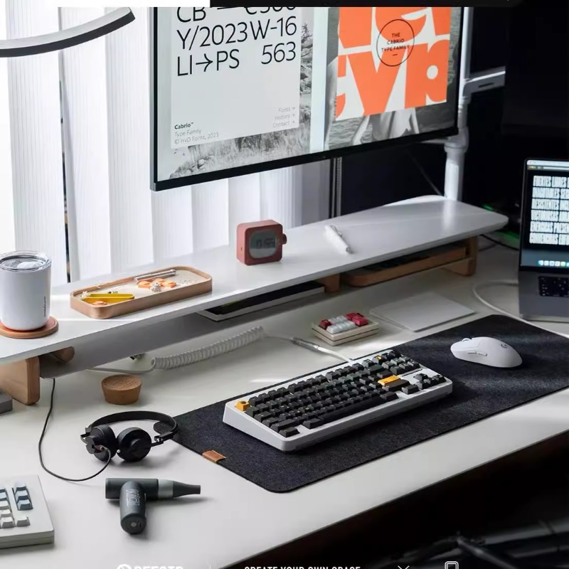 Moderner Monitor-Riser-Ständer – Desk Setup For Laptop And Monitor Bewertung und Preis