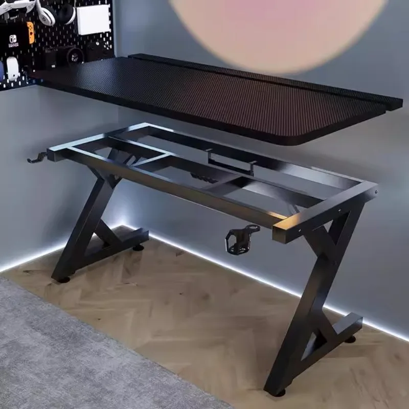 Q Minimalistische schwarze Com – Desk Setup No Computer Bewertung und Preis