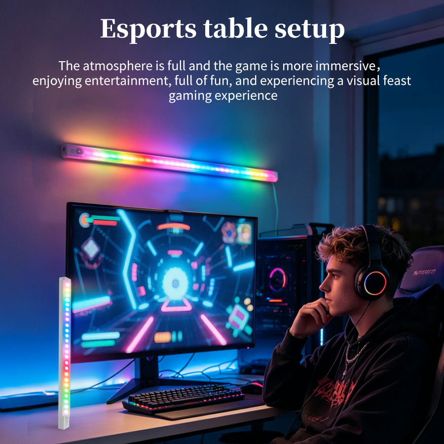 Wiederaufladbare RGB-LED-Schre – Desk Setup Gaming Bewertung und Preis