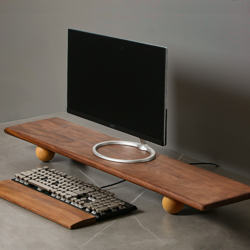 Massivholz Monitor Riser Lapto – Desk Setup For Laptop And Monitor Bewertung und Preis