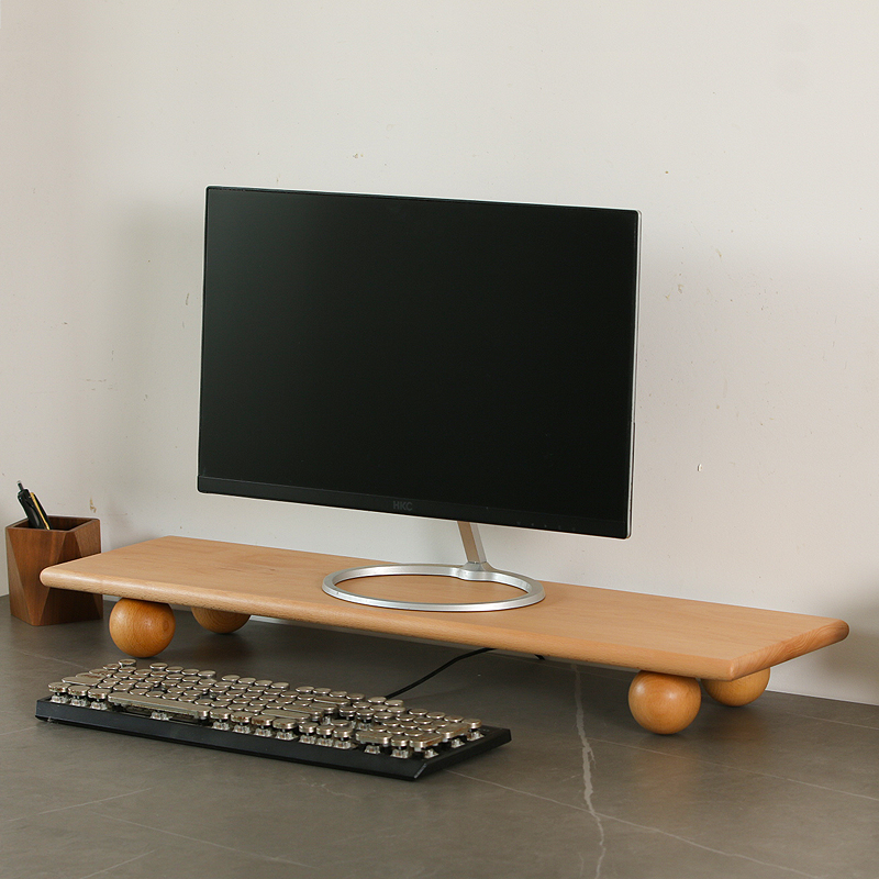 Massivholz Monitor Riser Lapto – Desk Setup For Laptop And Monitor Bewertung und Preis