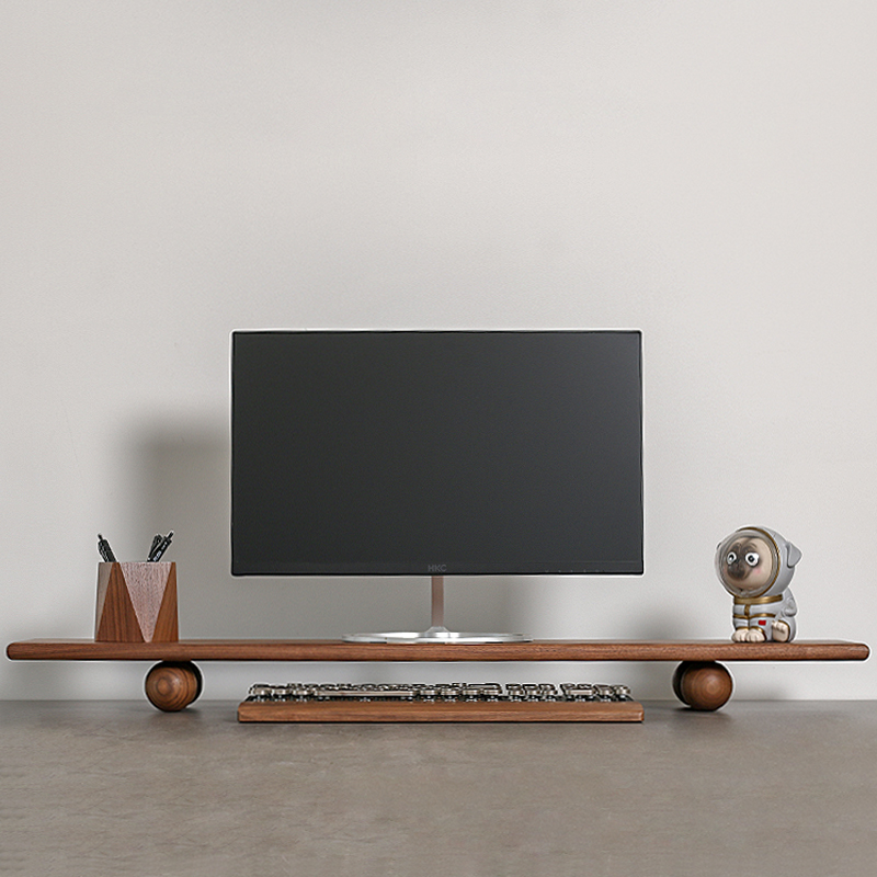 Massivholz Monitor Riser Lapto – Desk Setup For Laptop And Monitor Bewertung und Preis