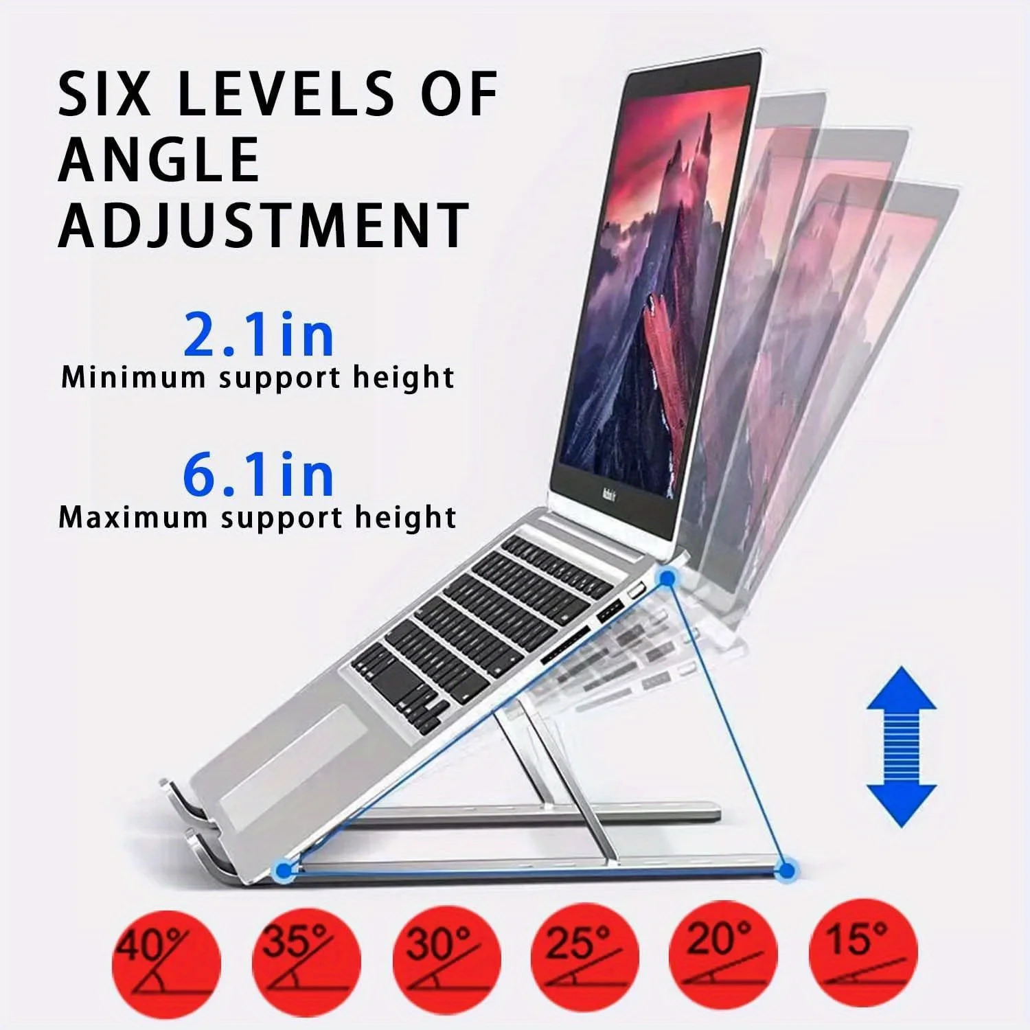 Faltbarer Aluminium-Laptop-Stä – Desk Setup Mac Bewertung und Preis