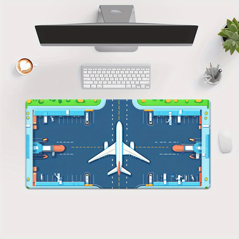 Flugplatz-Mauspad, große, erwe – Desk Setup Gaming Pc Bewertung und Preis