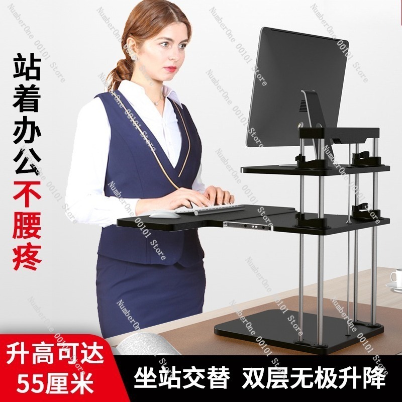 Höhenverstellbarer Stehpult-Ko – Desk Setup For Laptop And Monitor Bewertung und Preis