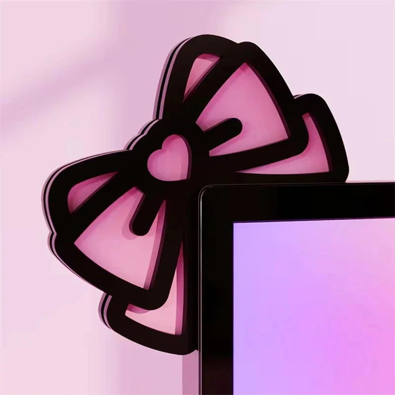 Kawaii rosa Acryl Schleife Mon – Desk Setup Gaming Bewertung und Preis