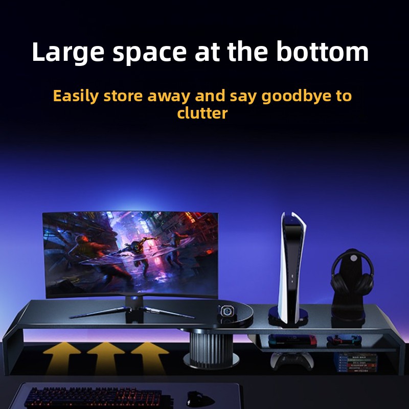 Gaming-Dual-Monitor-Ständer, B – Desk Setup For Laptop And Monitor Bewertung und Preis