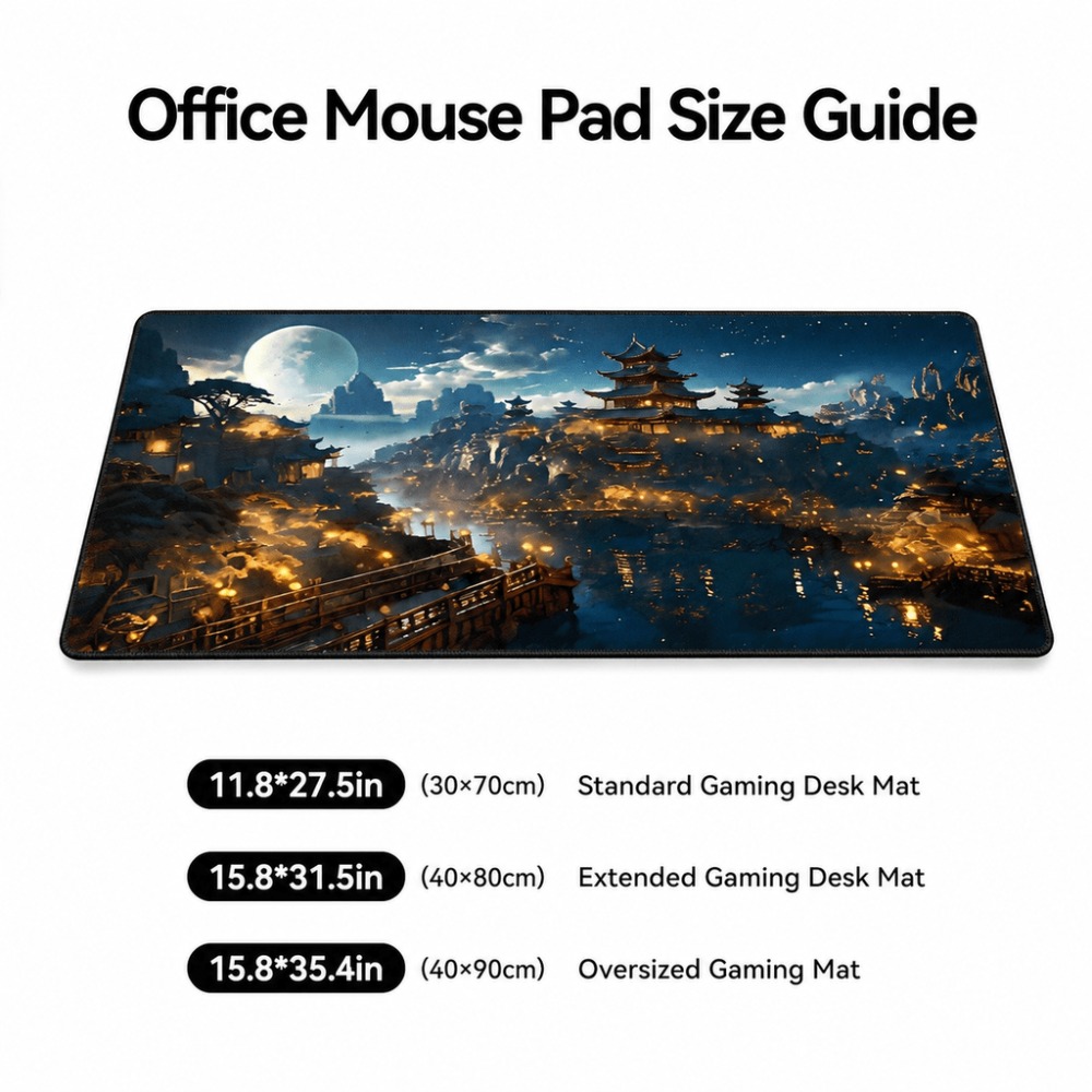 Original Fantasy-Nachtstadt-Mo – Desk Setup For Work Bewertung und Preis