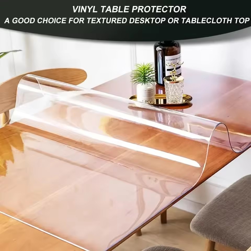 Weiche Glastischdecke, transpa – Desk Setup Wallpaper Bewertung und Preis