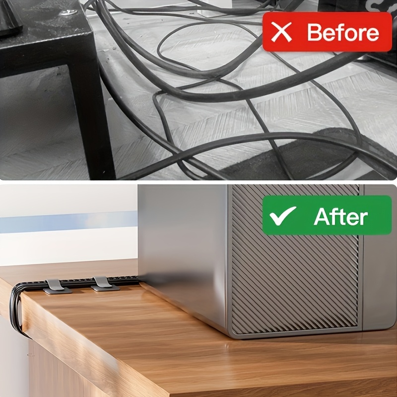 Kabelbinder Wiederverwendbare  – Desk Setup For Laptop And Monitor Bewertung und Preis