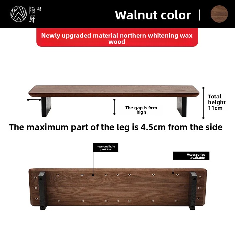 Massivholz Monitor Riser Ständ – Desk Setup Computer Bewertung und Preis