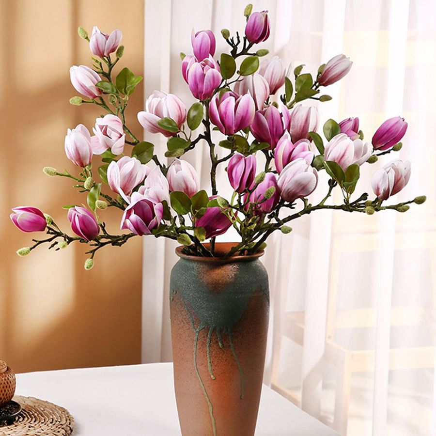 Künstliche Blume Seide Magnoli – Desk Setup Computer Bewertung und Preis