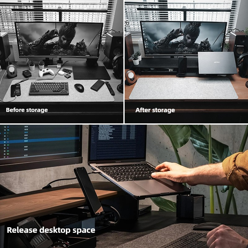 Modularer Monitor-Riser-Stände – Desk Setup For Laptop And Monitor Bewertung und Preis