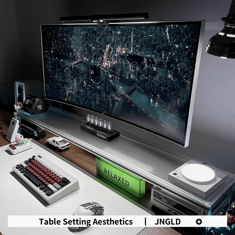 Aluminium-Monitorständer, Acry – Desk Setup For Laptop And Monitor Bewertung und Preis