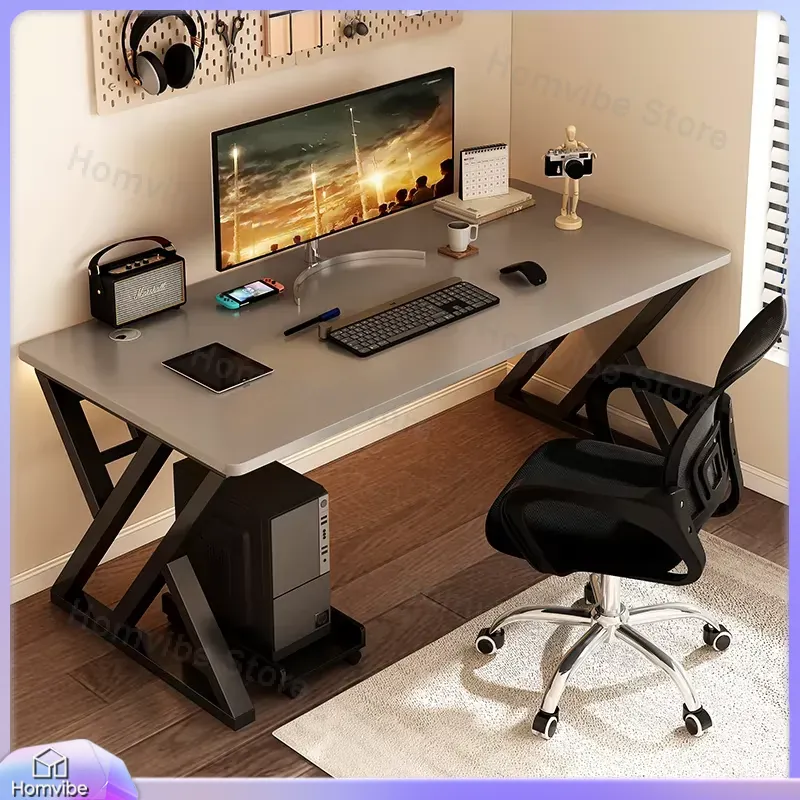 Moderner Holz-Computertisch fü – Desk Setup Study Bewertung und Preis