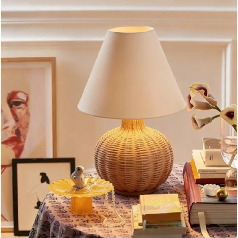 Wabi-Sabi Vintage Rattan Tisch – Desk Setup Wallpaper Bewertung und Preis
