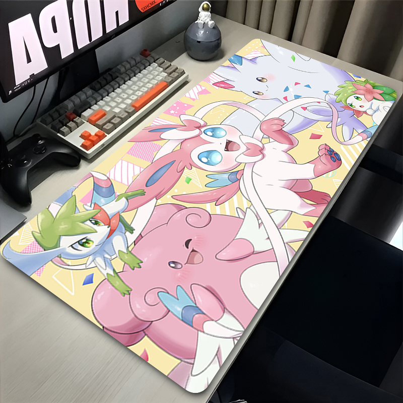 Großes rosa süßes Mauspad XXL  – Desk Setup Cute Bewertung und Preis