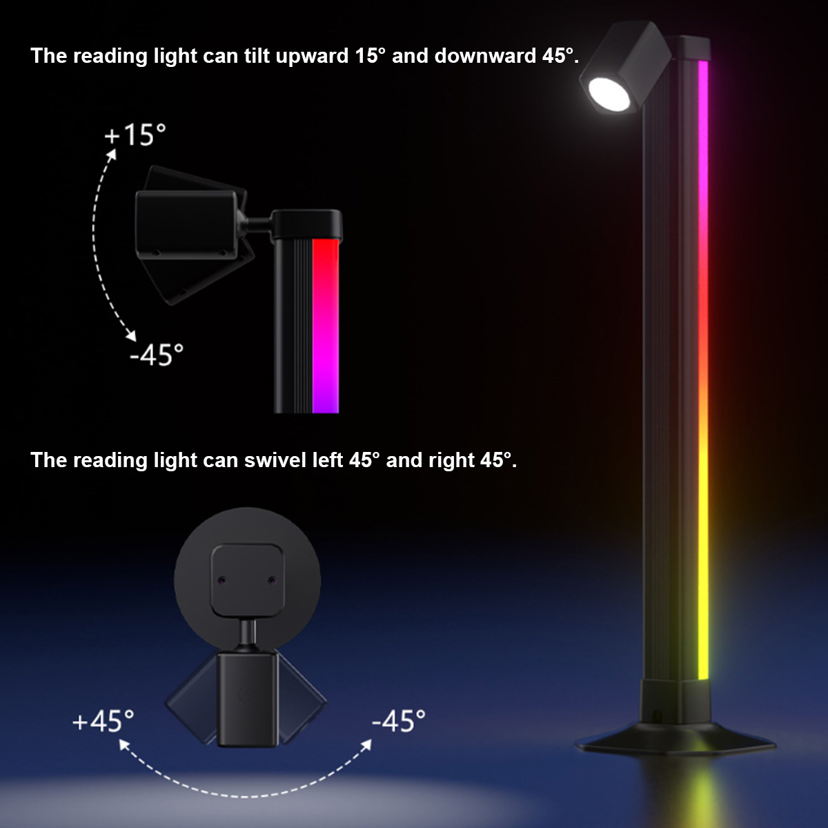 Smarte LED-Lichtleiste RGB mit – Desk Setup Gaming Bewertung und Preis