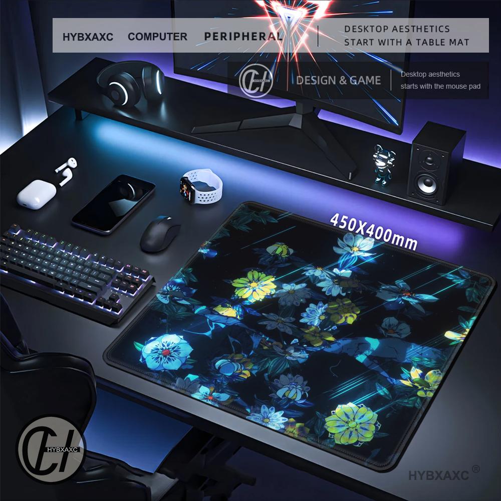 HYBXAXC Dunkle Blumenmuster Ma – Desk Setup For Work Bewertung und Preis