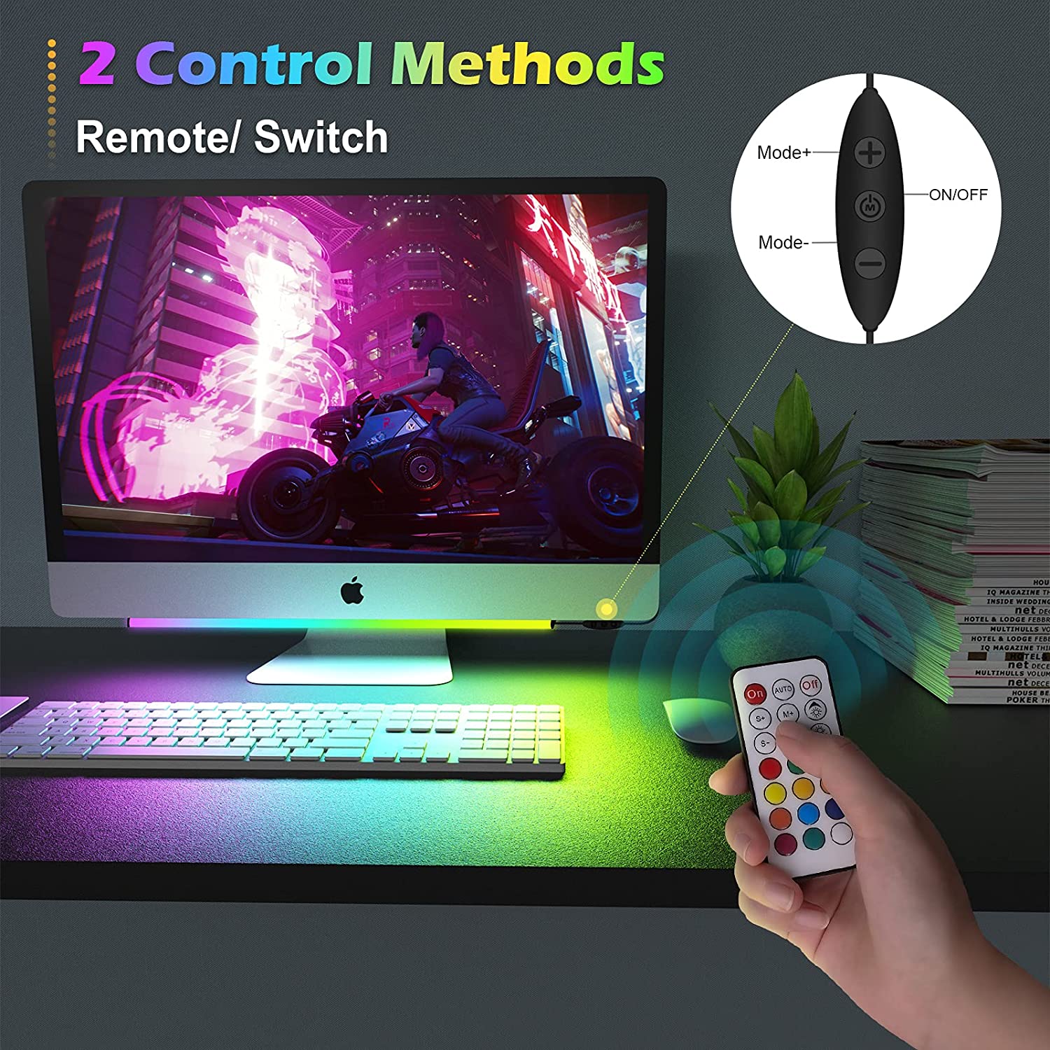 Unter Monitor Lichtleiste RGB  – Desk Setup Gaming Pc Bewertung und Preis